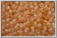 R-11-0794, TOHO Rocailles, 11/0, crystal, trans., apricot-ld., AB, 10g