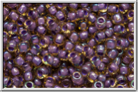 R-11-0927, TOHO Rocailles, 11/0, topaz, trans., lilac-ld., AB, 10g
