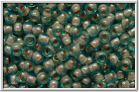 R-11-1851, TOHO Rocailles, 11/0, aqua. trans., brick-ld., AB, 10g