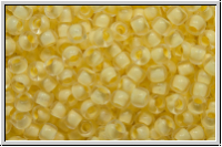 R-11-0972, TOHO Rocailles, 11/0, crystal, trans., cream-ld., matte, 10g