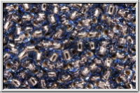 R-11-0749, TOHO Rocailles, 11/0, sapphire, trans., copper-ld., 10g