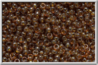 R-15-0114, TOHO Rocailles, 15/0, topaz, smoke, trans., luster, 5g