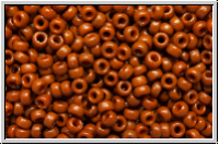 RR-15-4459, MIYUKI Rocailles, 15/0, sienna, op., dyed duracoat, 5g