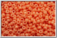 RR-15-4462, MIYUKI Rocailles, 15/0, salmon, op., dyed duracoat, 5g