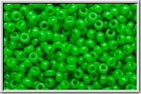 RR-15-4476, MIYUKI Rocailles, 15/0, fiji green, op., dyed duracoat, 5g