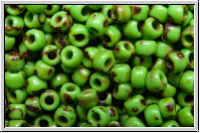 R-11-0321fY, TOHO Rocailles, 11/0, green, mint, op., picasso, matte, 10g