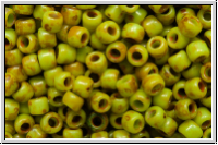 R-11-0310fY, TOHO Rocailles, 11/0, sour apple, op., picasso, matte, 10g