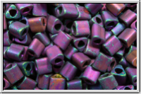 TG-11-0515f, TOHO Triangles, 11/0, mardi gras, higher met., matte, 10g