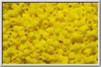 DB0751, MIYUKI Delica, 11/0, yellow, op., matte, 5g