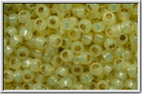 R-11-2109PF, TOHO Rocailles, 11/0, lemon, opal, silver-ld., perm.-finish, 10g