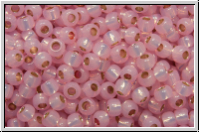 R-11-2105PF, TOHO Rocailles, 11/0, rose, lt., opal, silver-ld., perm.-finish, 10g