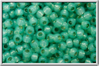 R-11-2119PF, TOHO Rocailles, 11/0, mint, opal, silver-ld., perm.-finish, 10g
