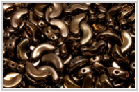 ARCOS PAR PUCA, 10x5mm, bronze, dk., met., 25 Stk.