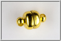 Magnetverschluss, Donut, 12x7mm, goldfb., Messing, 1 Stk.