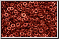 OBD-00030-01620, O-Beads, lava red, met., satin, 5 g