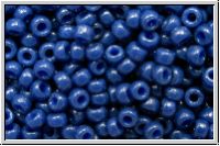 RR-11-4493, MIYUKI Rocailles, 11/0, blue, navy, op., dyed duracoat, 10g