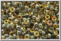 RR-11-4551, MIYUKI Rocailles, 11/0, crystal, trans., half marea, 10g