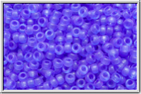 RR-15-1617, MIYUKI Rocailles, 15/0, violet (dyed), trans., semi-matte, 5g