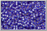 RR-15-1647, MIYUKI Rocailles, 15/0, violet (dyed), trans., silver-ld., semi-matte, 5g