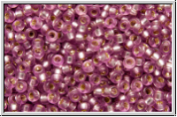 RR-15-1650, MIYUKI Rocailles, 15/0, lavender (dyed), trans., silver-ld., semi-matte, 5g
