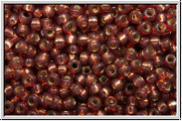 RR-15-4245, MIYUKI Rocailles, 15/0, copper (dyed), trans., silver-ld., duracoat, 5g