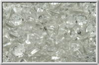Button®-Beads, 4mm, crystal, trans., 50 Stk.