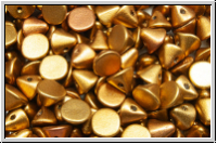 Button®-Beads, 4mm, bronze, met., satin, iris., 50 Stk.