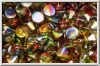 Button®-Beads, 4mm, crystal, trans., magic autumn, 50 Stk.