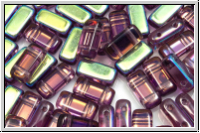 PRISM Beads, 4x8mm, amethyst, trans., AB, 20 Stk.