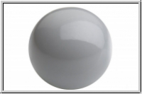 PRECIOSA® Round Pearls MAXIMA, 4mm, grey, ceramic - crystal, 25 Stk.
