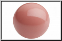 PRECIOSA Round Pearls MAXIMA, 6mm, rose, salmon - crystal, 10 Stk.