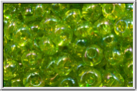 TM-03-0164, TOHO Magatamas, 3mm, green, lime, trans., AB, 10g