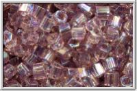 TH-11-0166, TOHO Hexagon, 11/0, amethyst, lt., trans., AB, 10g