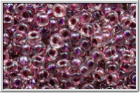 RR-11-3208, MIYUKI Rocailles, 11/0, crystal, trans., magic purple/cranberry-ld., 10g