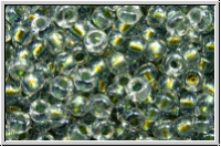 RR-11-3201, MIYUKI Rocailles, 11/0, crystal, trans., magic golden olivine-ld., 10g
