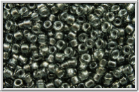 R-15-0282, TOHO Rocailles, 15/0, grey, trans., hematite- ld., 5g