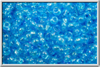 PR-11-61010, PRECIOSA Rocailles, 11/0, aqua, trans., AB, 20g