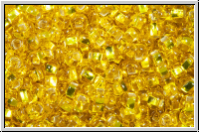 PR-11-87010, PRECIOSA Rocailles, 11/0, yellow, lt., trans., silver-ld., 20g