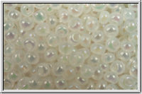 PR-11-57205, PRECIOSA Rocailles, 11/0, white, alabaster, AB, 20g