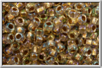 PR-11-68506, PRECIOSA Rocailles, 11/0, crystal, trans., bronze-ld., AB, 20g