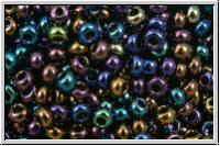 PR-11-59205, PRECIOSA Rocailles, 11/0, black, op., AB, 20g