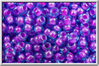 PR-11-61016, PRECIOSA Rocailles, 11/0, aqua, trans., pink-ld., luster, 20g