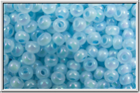 PR-11-57534, PRECIOSA Rocailles, 11/0, blue, ceylon, AB, 20g