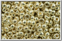 RR-11-0181, MIYUKI Rocailles, 11/0, silver, met., galv., 10g