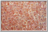 RR-11-0285, MIYUKI Rocailles, 11/0, crystal, trans., rose-ld., AB, 10g