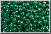 RR-11-0322, MIYUKI Rocailles, 11/0, emerald, trans., luster, 10g
