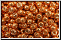RR-11-1072, MIYUKI Rocailles, 11/0, gold, dk. apricot, met., galv., 10g