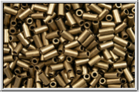 MBU-1-2006, MIYUKI Bugles, Nr. 1 (3mm), bronze, dk., met., matte, 10 g