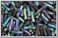 MTWB-2-0401fr, MIYUKI Twisted Bugles, Nr. 2 (6mm), black, op., matte, AB, 10g