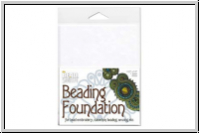 Beading Foundation, 10,8 x 14 cm, (4,25 x 5,5 inch), white, 1 Stk.